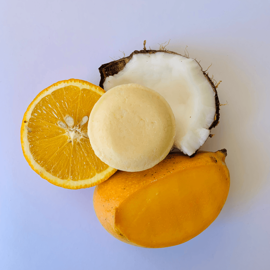 Shampoo Sólido em barra natural Amanhecer óleo de argan- Cabelos Normais/Secos - 50g - Caulí Beleza Natural ingredientes