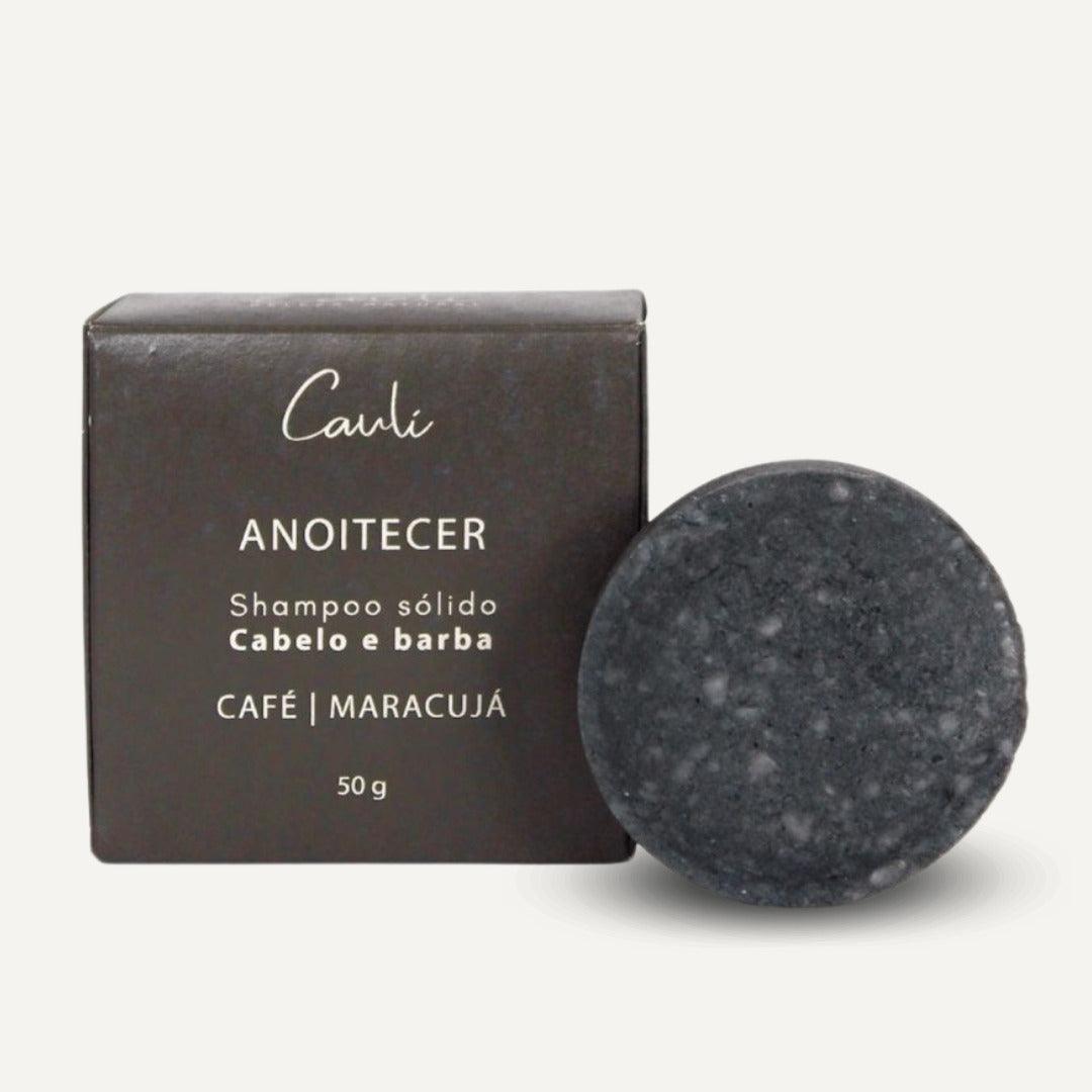Shampoo Sólido em barra detox Anoitecer - Cabelo e Barba - 50g - Caulí Beleza Natural lado