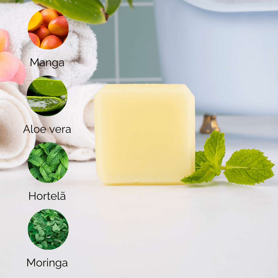Hidratação das Águas - Máscara Capilar Sólida de Hidratação natural- 40g - Caulí Beleza Natural frente