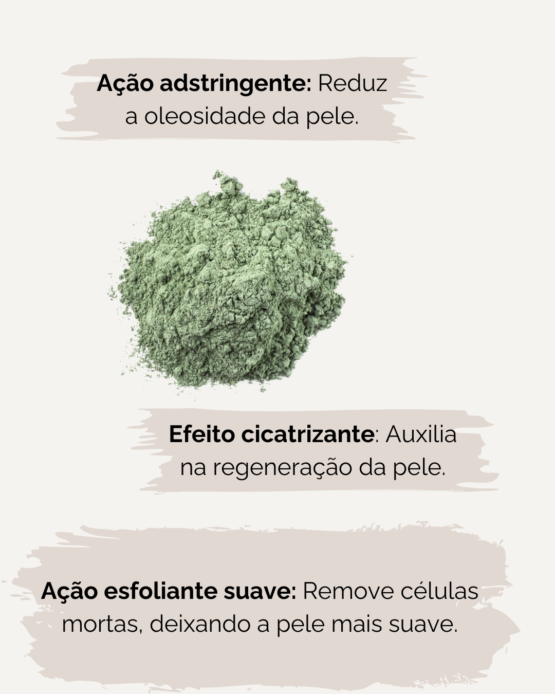 Argila Verde Bioativa com Melaleuca - 50g